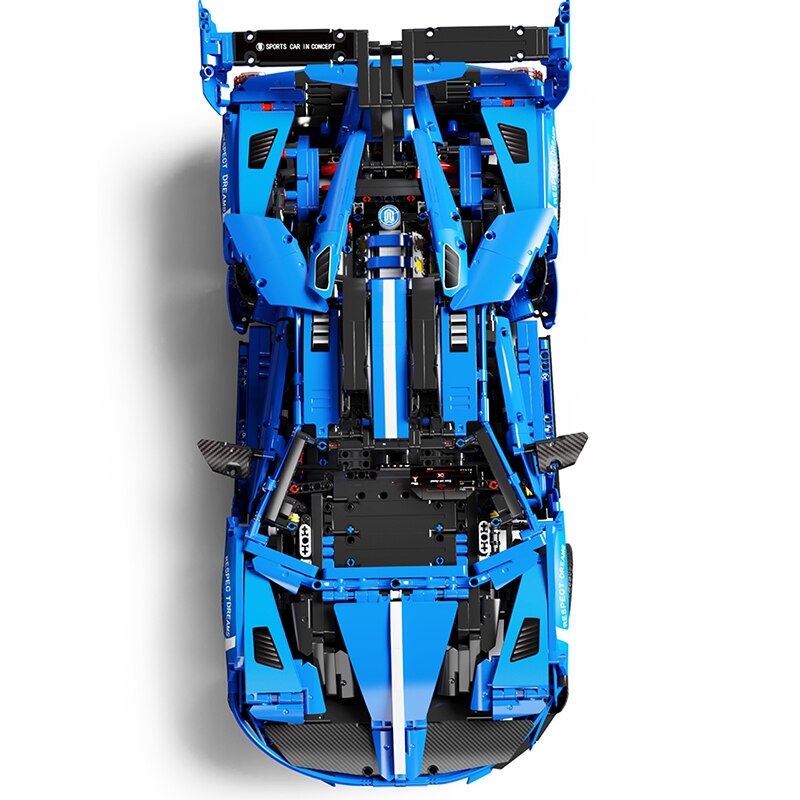 マっシュ MOYU Sports Car Building Blocks Set, 1:8 Marisa GT, MOC