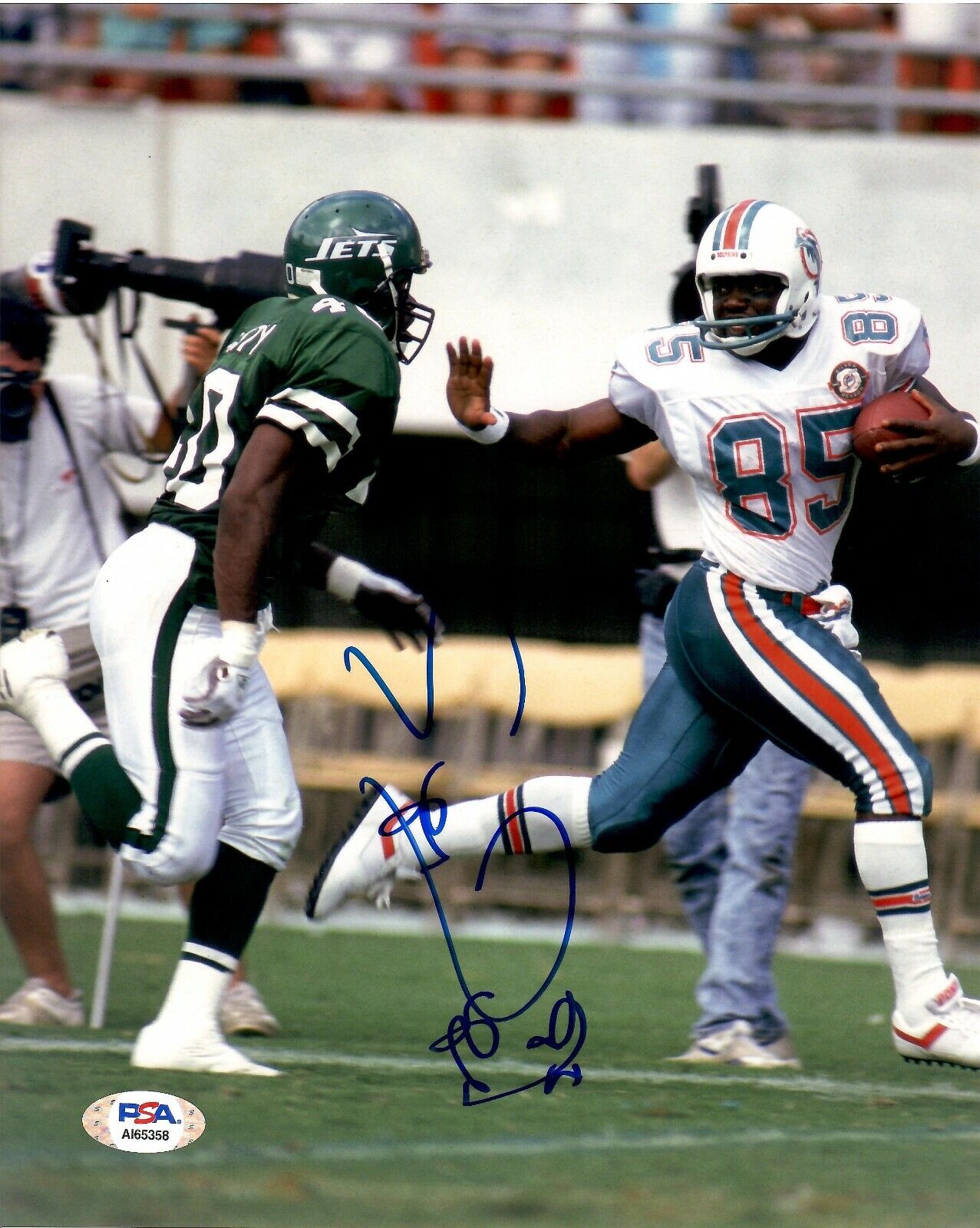 Mark Duper autographed signed 8x10 Photo Poster painting NFL Miami Dolphins PSA COA