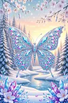 Luxury AB Velvet Diamond Painting Kit - Crystal Butterfly