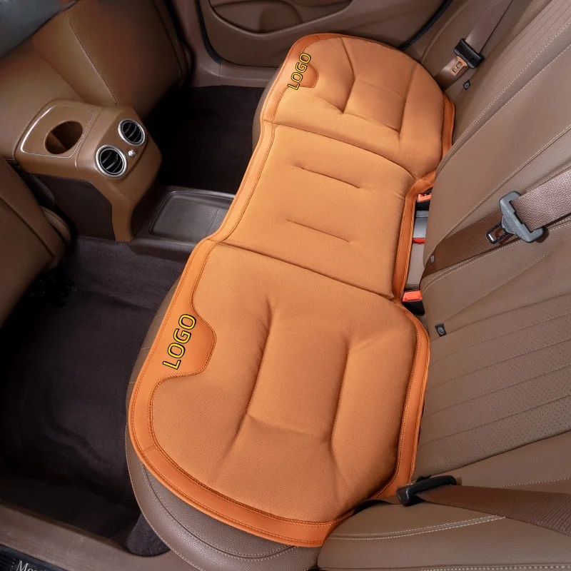 New 2025 car seat cushion summer ice silk cool pad nappa anti-fouling leather high-end seat cushion ventilation and breathable four seasons