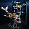 Mechanical Whale Assembly Building bBocks Model Toy（1388PCS）
