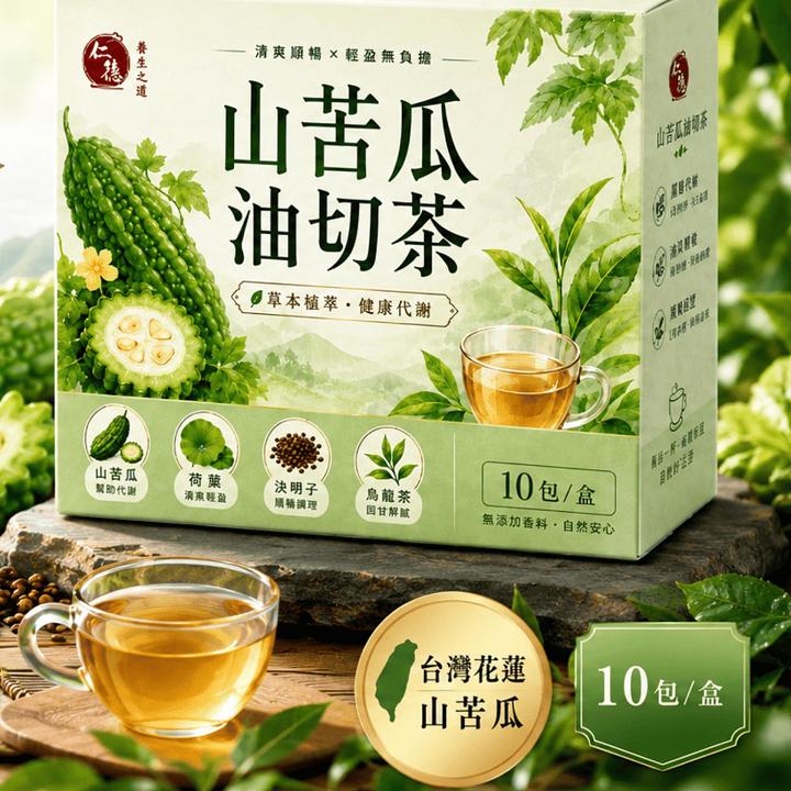 仁德&middot;山苦瓜油切茶