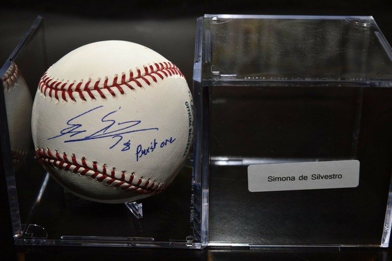 Simona de silvestro signed autographed rawlings baseball