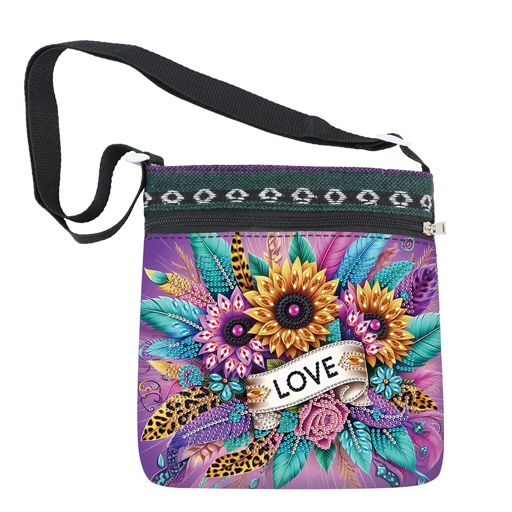Sunflower 5D DIY Diamond Painting Shopper Bag 5D Diamond Handmade Satchel Bag