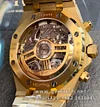Audemars Piguet Royal Oak Chronograph 26240BA.OO.1320BA.02 Smoked Yellow Gold Dial 41mm Super Clone