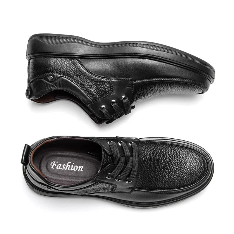 Genuine Leather Casual Shoes Luxury Brand Men Loafers Moccasins Comfort Breathable Slip on Soft Driving Shoes Plus Size 38-44