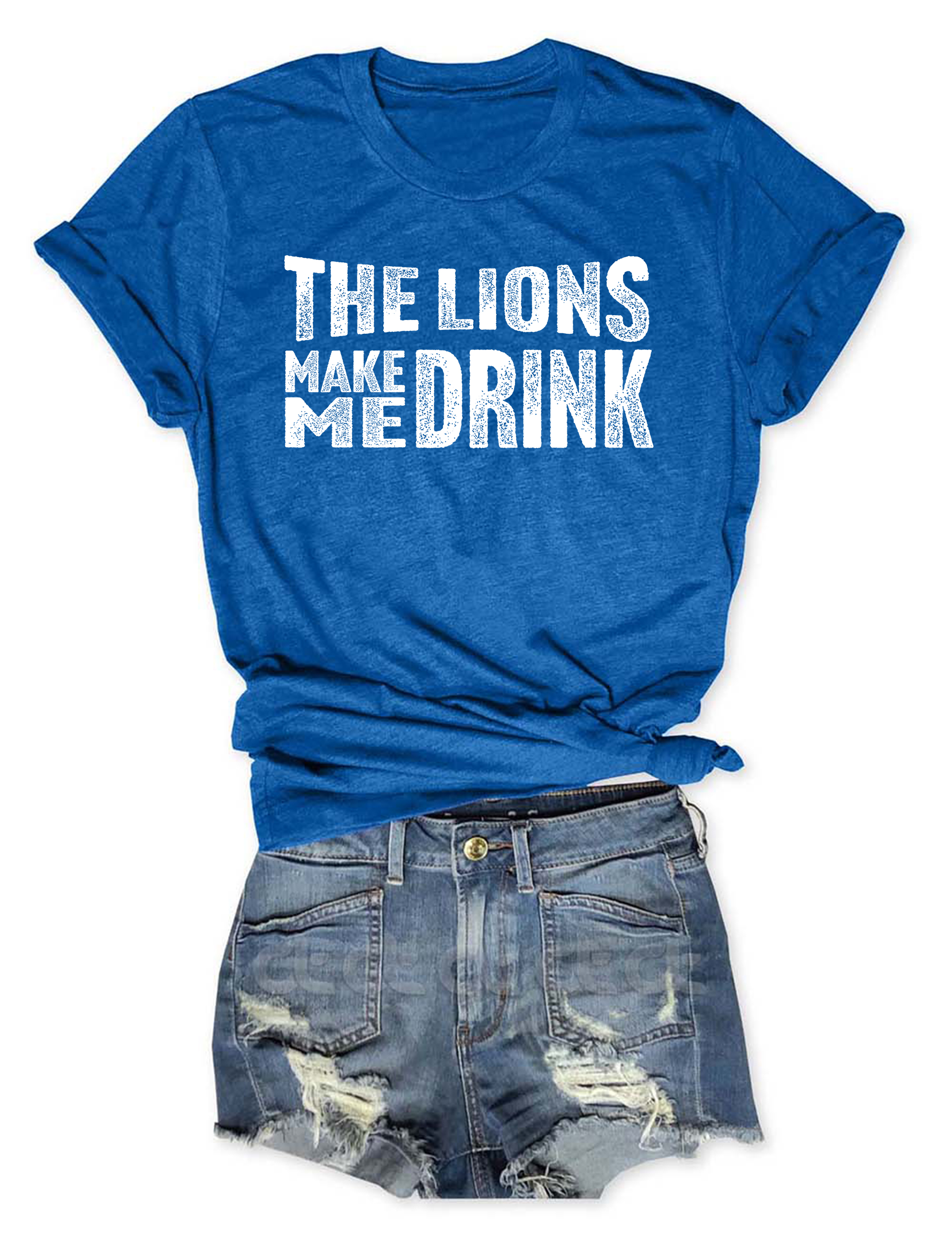 Detroit Lions The Lions Make Me Drink T-Shirt