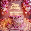 G&acirc;teau en forme de c&oelig;ur, kits de peinture en forme sp&eacute;ciale DIY partiel diamant pour adultes, d&eacute;butants, d&eacute;coration int&eacute;rieure, peintures en diamants, art de pierres pr&eacute;cieuses 30x30cm