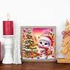 Christmas Cat - Diamond Painting - Partial Special Shaped Drill(Canvas|30*30cm)