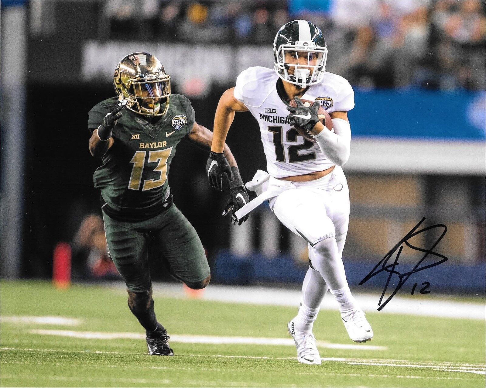 RJ R.J. SHELTON HAND SIGNED MICHIGAN STATE SPARTANS 8X10 Photo Poster painting W/COA