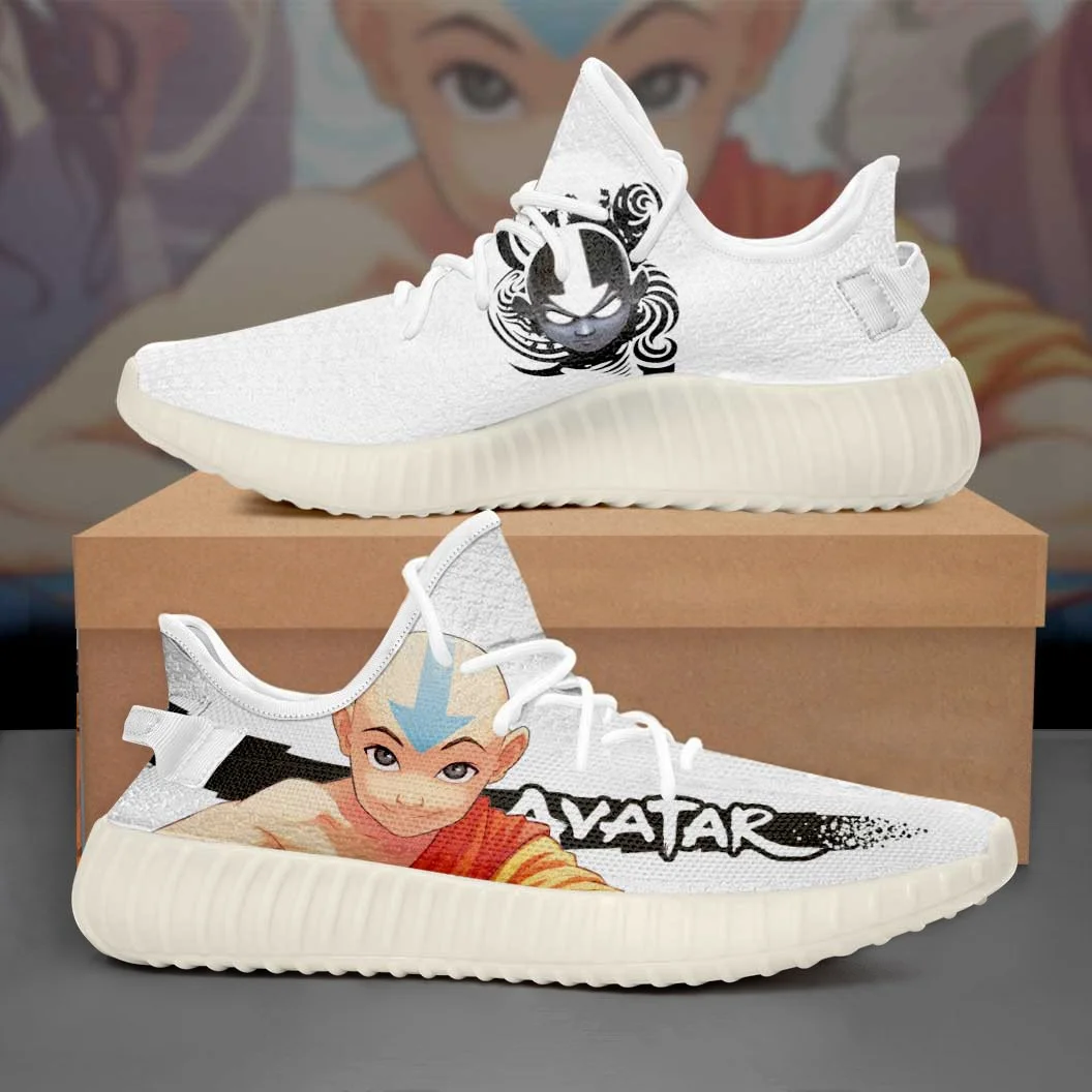 Kingofallstore - Avatar Aang YZ Shoes The Last Airbender Custom Anime Sneakers