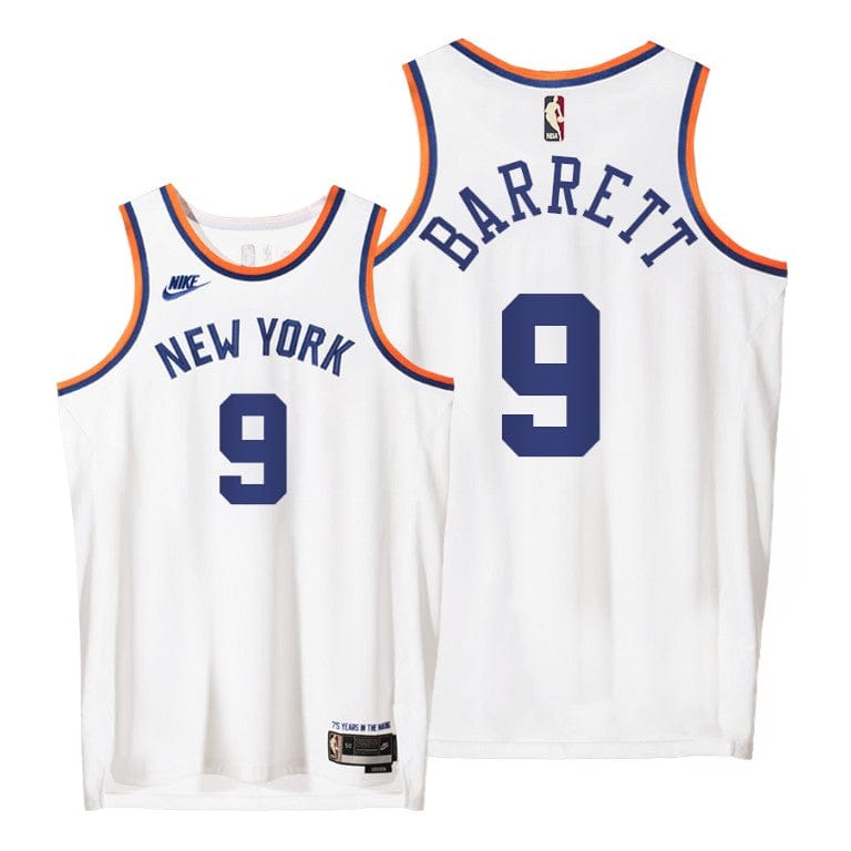 RJ Barrett New York Knicks 75th Anniversary Jersey mysite