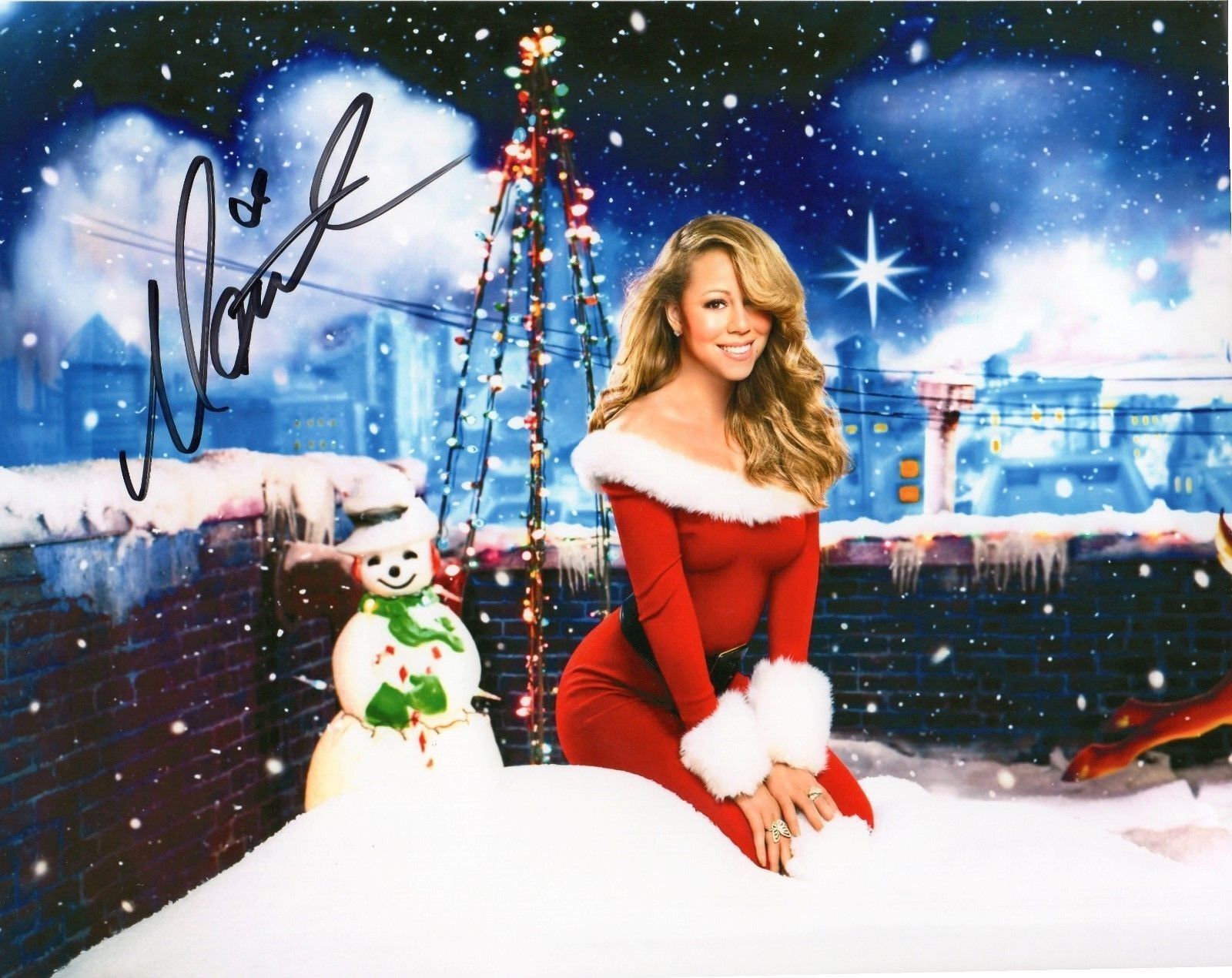 MARIAH CAREY AUTOGRAPHED SIGNED A4 PP POSTER Photo Poster painting PRINT 18