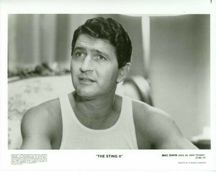 Mac Davis The Sting 2 Original Press 8X10 Photo Poster painting