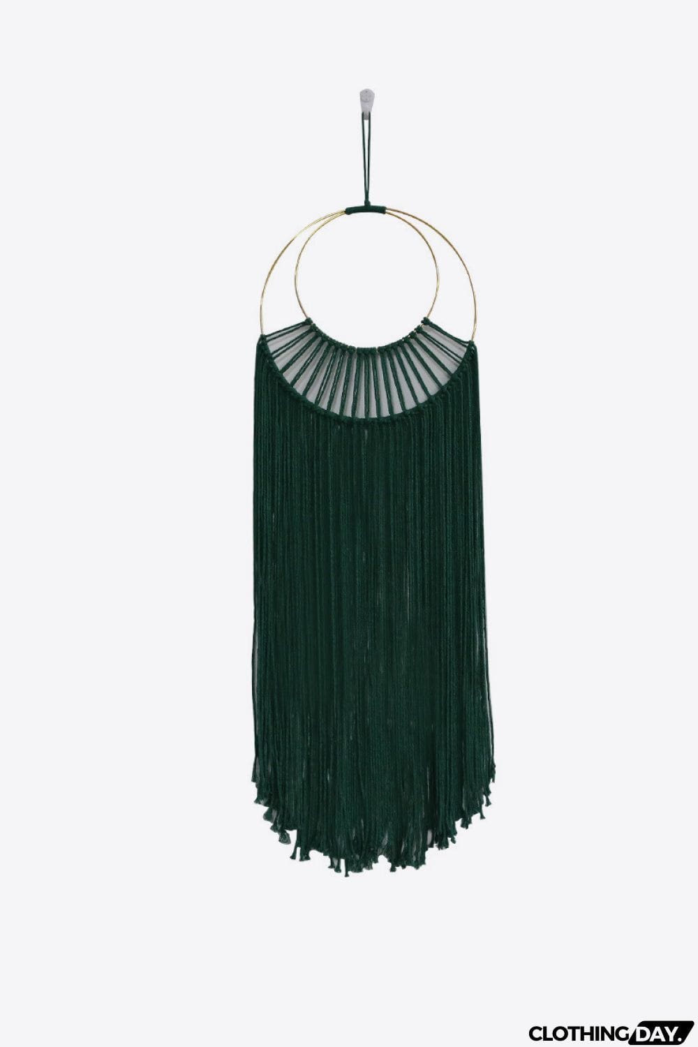 Hoop Fringe Macrame Wall Hanging