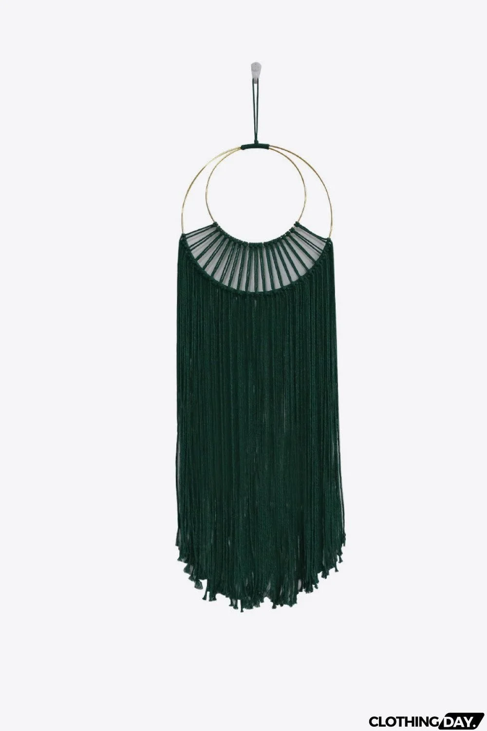 Hoop Fringe Macrame Wall Hanging