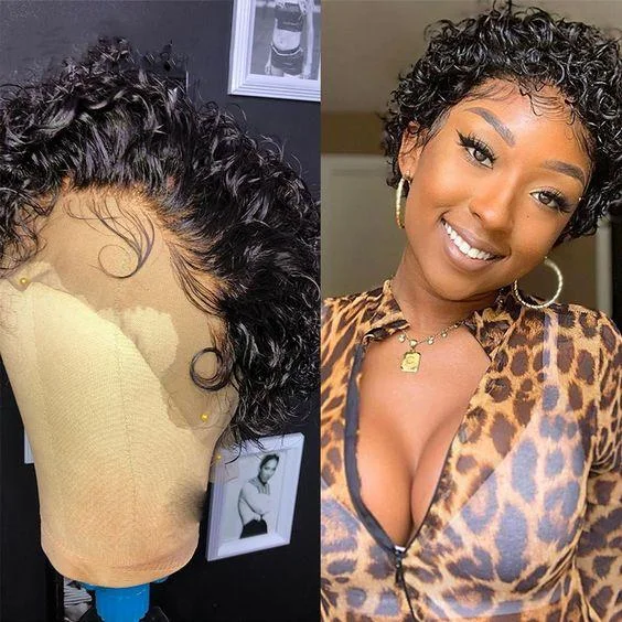 6 Inch Short Wig Bob Curly Hair