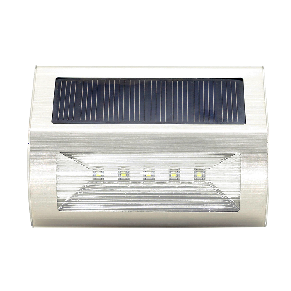 

Stainless Steel Solar 5 LED Solar Wall Light Outdoor Garden Lamp Waterproof, 501 Original