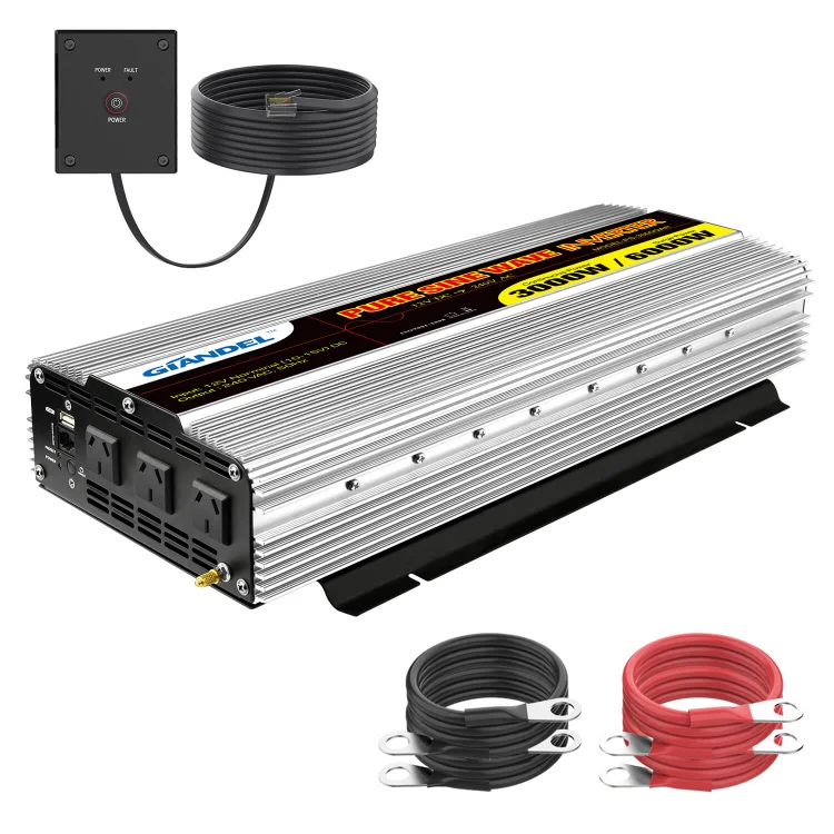 【Free shipping】【Ship from Auckland】Giandel  Pure Sine Wave Power Inverter 3000W DC 12V to AC 240V