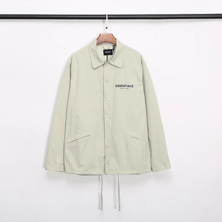 Fog Jacket Autumn and Winter Loose Casual Coach Jacket Coat Fear Of God