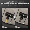 CO2 Bicycle Pump Schrader  Valve Mini Hand Pump for MTB Road Bike (Black)