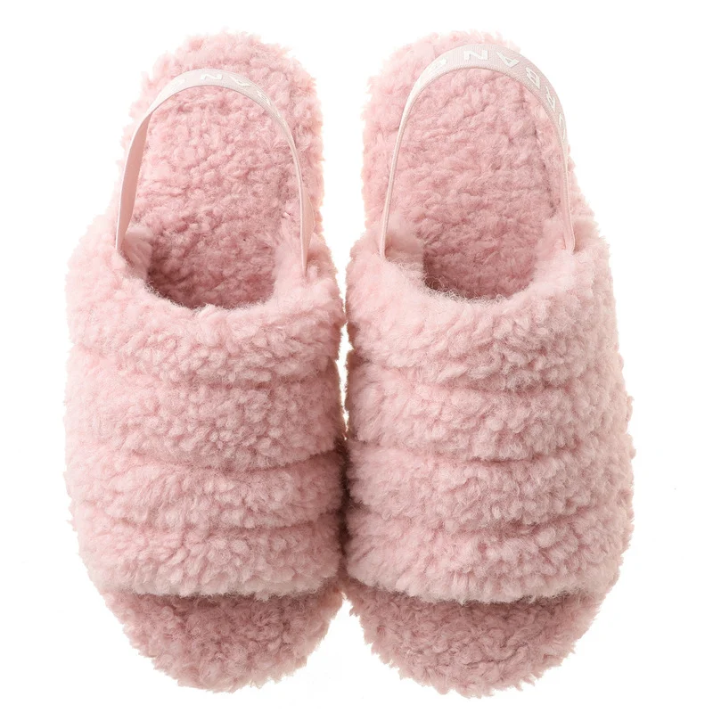 Letclo™ New Fashion Thick-Soled Plush Slippers / Sandals letclo Letclo