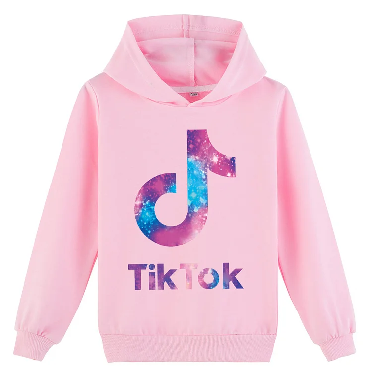 Mayoulove TikTok Long Sleeve Hoodie - Trendy & Comfy for Kids & Teens-Mayoulove