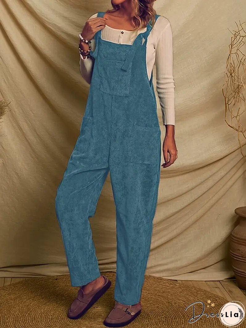 Patched Pocket Jumpsuit