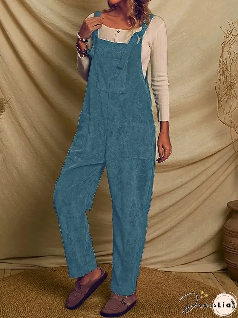 Patched Pocket Jumpsuit