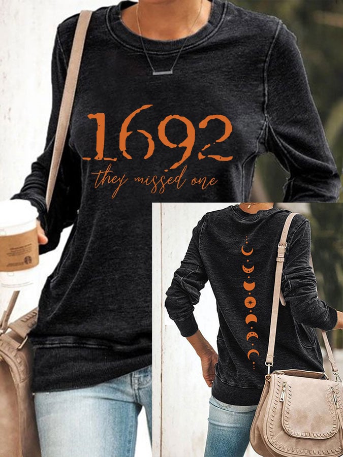 Women's 1692 They Missed One Salem Witch Sweatshirt