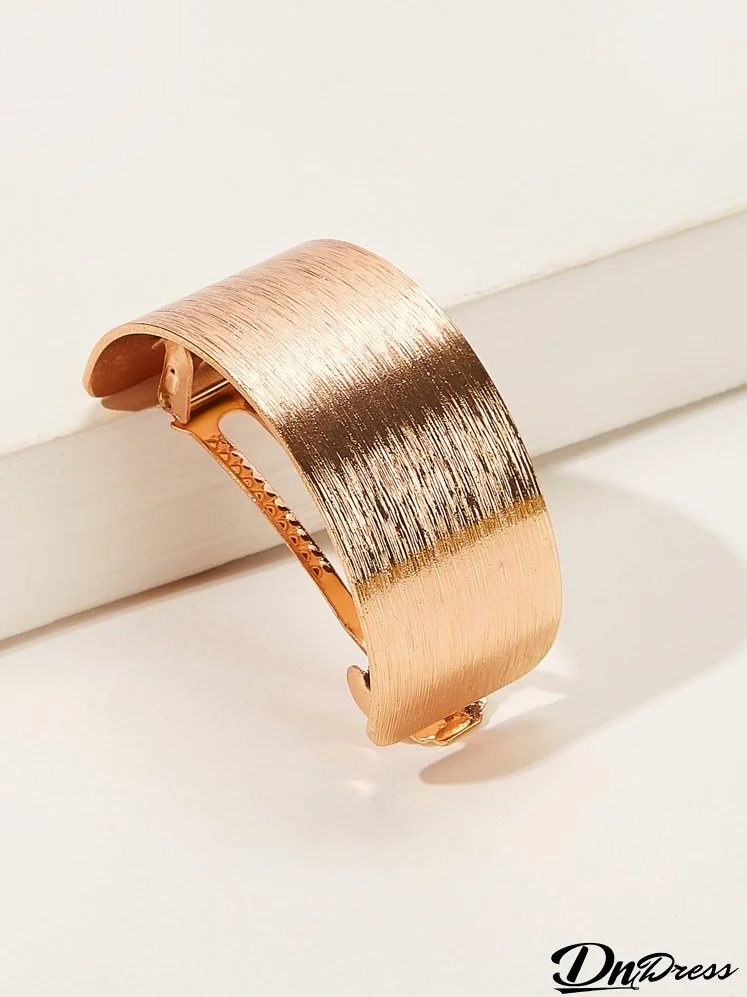 Solid Metal Hair Clip