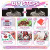 Pearl Headwrap Black Lady Special Shaped 5D DIY Partial Drill Diamond Art Kit 30x30cm Diamonds Dots Gem Art Kits for Adults Home Decor