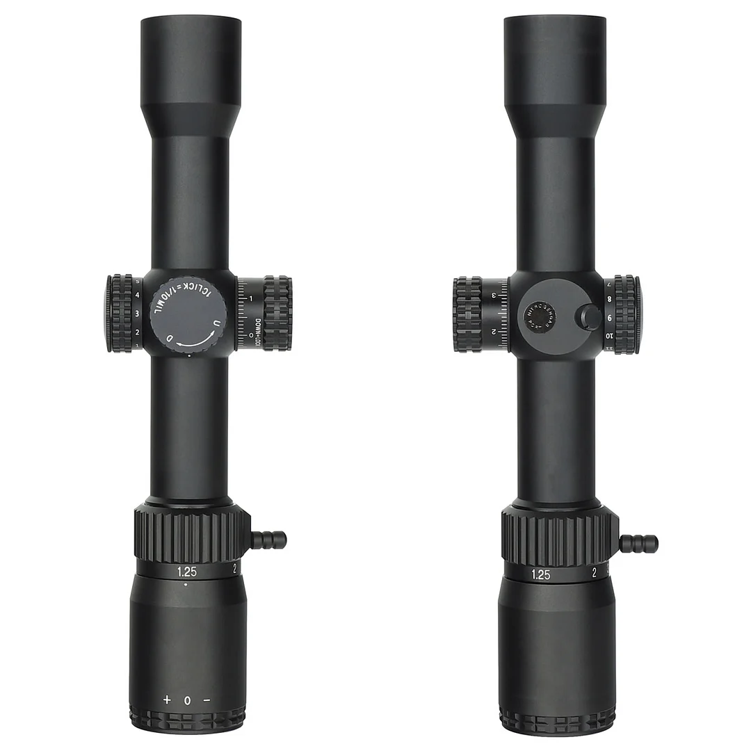 ohhunt® 1.25-12X32 IR 30MM SFP Red Illuminator Glass Etched Reticle Tactical Scope