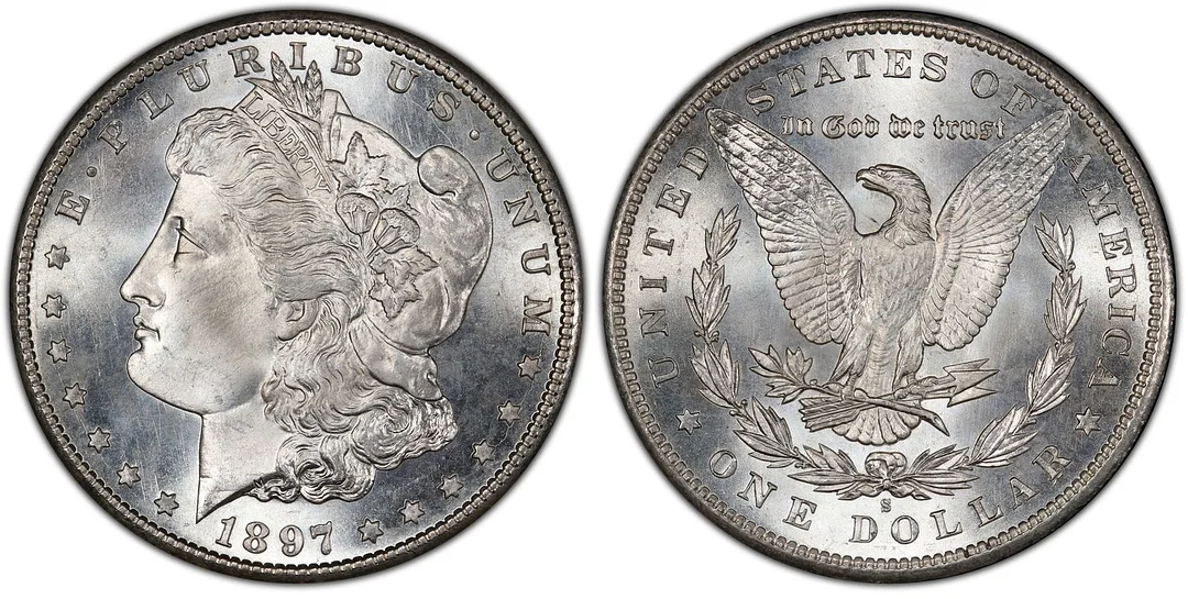 1897-S Morgan Silver Dollar $1