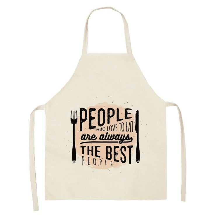 Letter Alphabet Kitchen Aprons for Women Bibs Household Cleaning Pinafore Home Cooking Apron Man Kid Aprons Baking Accessories