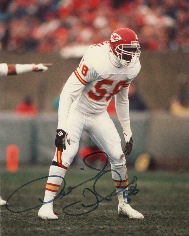 Derrick Thomas Autographed Signed 8x10 Photo Poster painting ( HOF Chiefs ) REPRINT