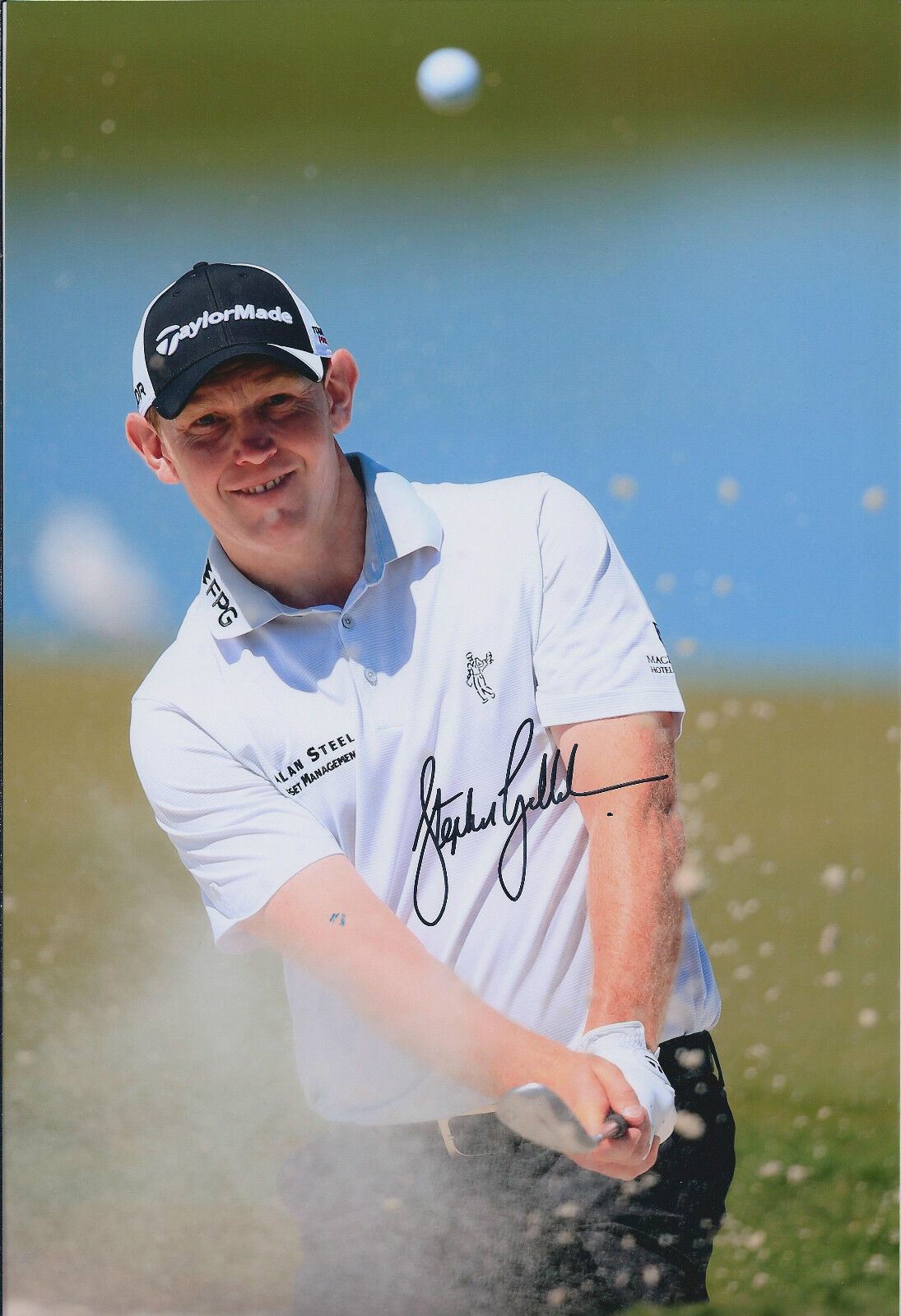 Stephen GALLACHER SIGNED Autograph 12x8 Photo Poster painting AFTAL COA 2014 Golf Tour Winner