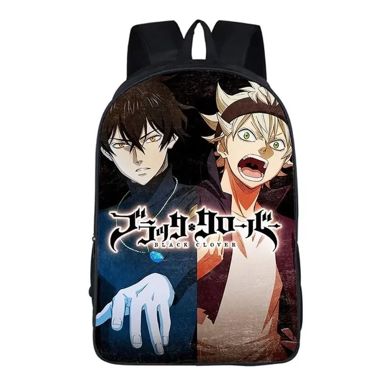 Buzzdaisy Anime Black Cover Backpack School Sports Bag 12