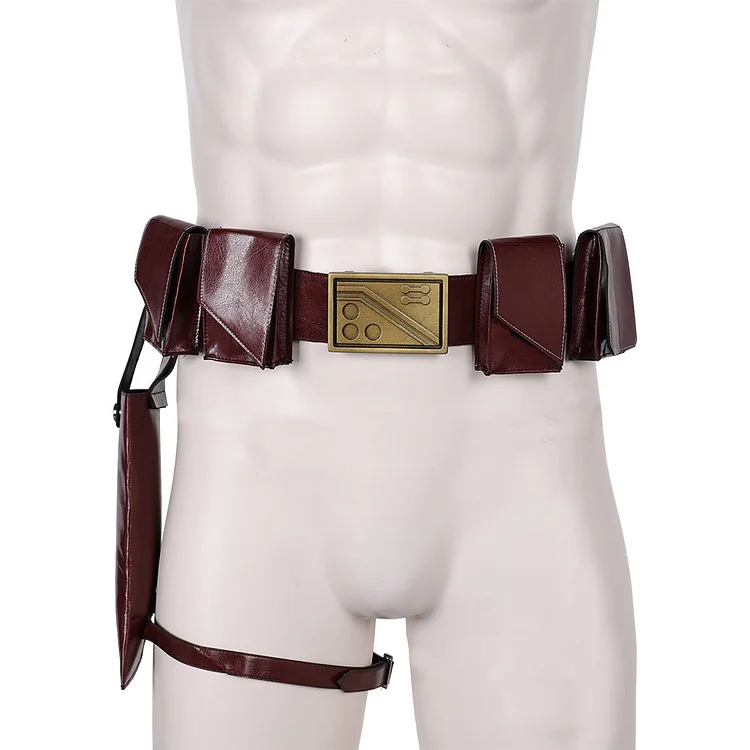 The Mando Boba Fett Brown Belt Waistband Cosplay Accessories Halloween Carnival Props