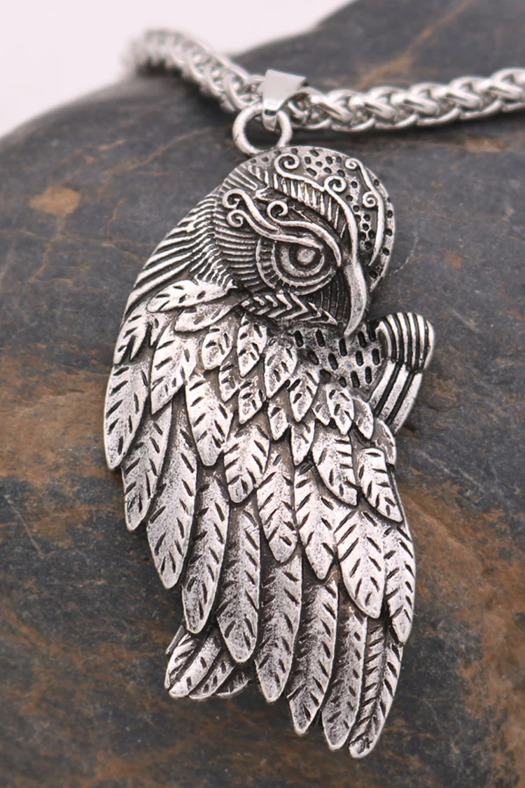 Tiboyz Pirate Slavic Eagle Pendant Necklace