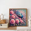 Diamond Painting -DIY Round Drill Rose Peacock(40x40 CM)