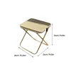 Tabouret de camping pliable et portable