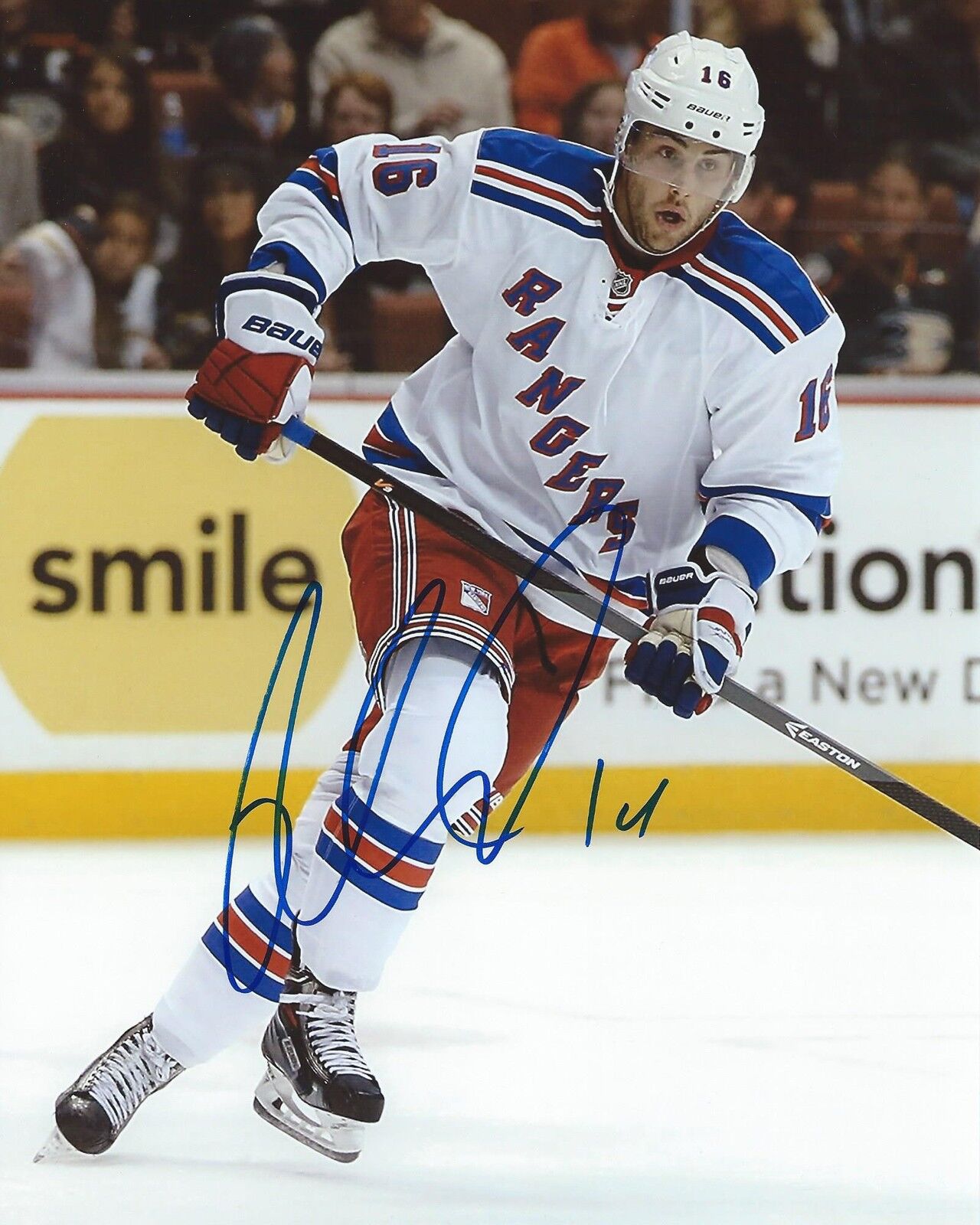 Derick Brassard Signed 8x10 Photo Poster painting New York Rangers Autographed COA