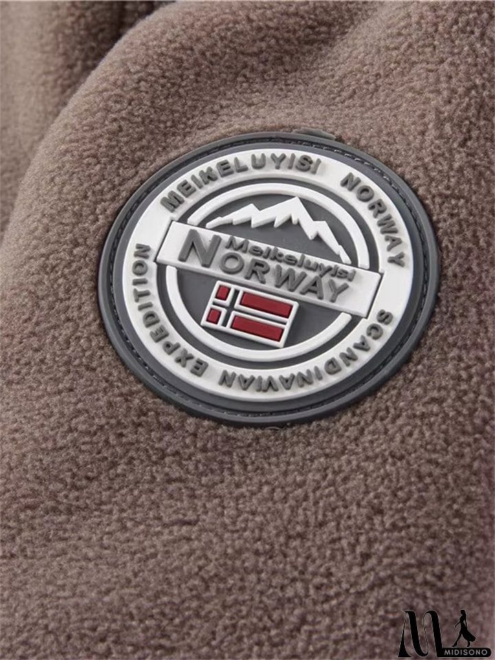 MidiSono - Men's Cozy Double-Sided Plush Winter Thermal Coat