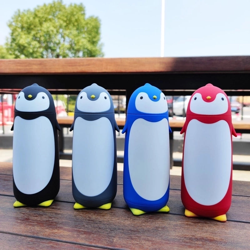 Creative Cartoon Penguin Cute 304 Stainless Steel Thermos Cup Good-looking Cup Printing L Advertising South America
