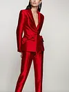 Autumn H-Line Long sleeve Urban Plain Commuting Blazer