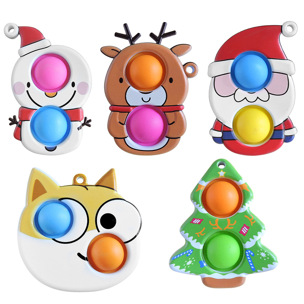 

Christmas Theme Push Bubble Autism ADHD Stress Reliever Toys Kids Gifts, Each, 501 Original