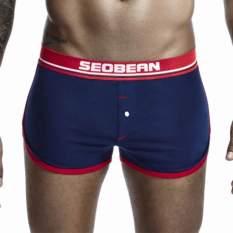 Aonga Cyber Monday Sales Men's Boxer Shorts Comfortable Underwear Men Boxers Home Shorts Pajama Bottoms Shorts Lounge Underpants Male Sleepwear aonga