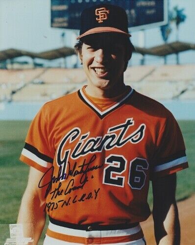 John Montefusco Signed Autographed San Francisco Giants 8x10 Photo Poster painting w/ THE COUNT