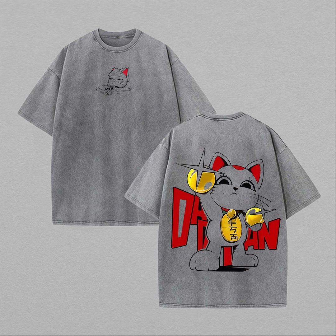 Dandadan Printed Unisex Washed T-Shirt